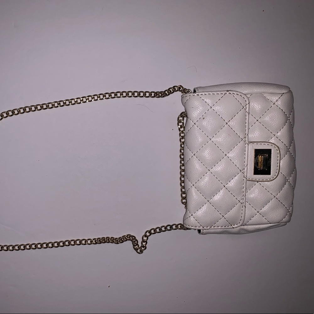 White cross body small bag